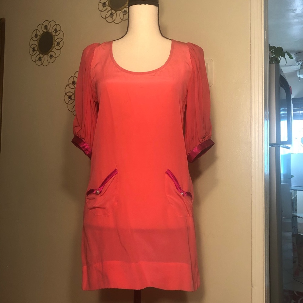Tiger Lily hot pink dress